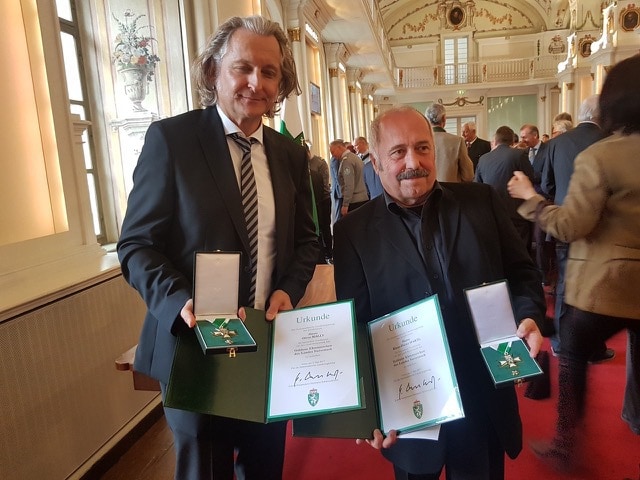 Große Ehre für Klaus Dieter Hartl und „Sir“ Oliver Mally.